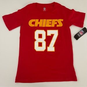 NWT Travis Kelce Kansas City Cheifs Youth T-Shirt